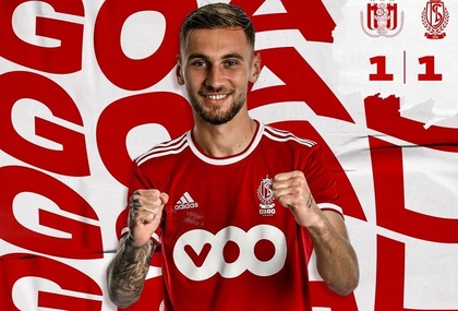 Denis Drăguş a înscris pentru Standard Liege contra lui Anderlecht