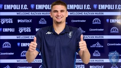 Răzvan Marin, titular în ultimul amical al celor de la Empoli. Italienii s-au impus la limită