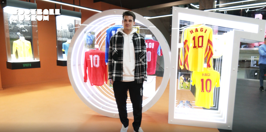 VIDEO ǀ Ianis Hagi, încântat după ce a vizitat Football Museum: ”Fantastic!” Exponatele care i-au trezit emoţii puternice