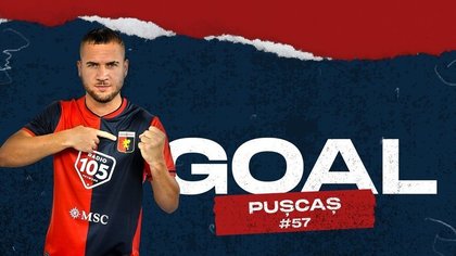 Puşcaş a înscris un gol în Serie B pentru Genoa, în victoria cu Sudtirol