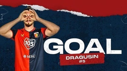 Radu Drăguşin şi George Puşcaş au marcat pentru Genoa în meciul cu Cosenza, din Serie B