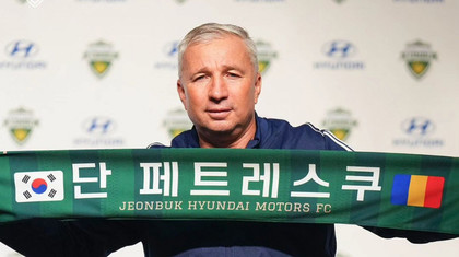 Dan Petrescu, rezultate sub aşteptări la Jeonbuk. Echipa din Coreea de Sud a remizat în ultima rundă. ”Este regretabil că nu am putut câştiga”