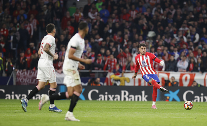 Atletico Madrid s-a calificat în semifinalele Cupei Spaniei după 1-0 cu FC Sevilla. Horaţiu Moldovan a fost rezervă
