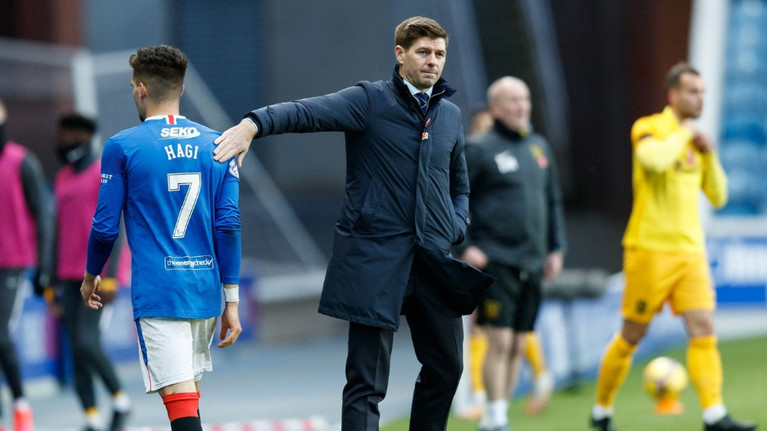 Steven Gerrard, mesaj superb pentru Ianis Hagi după "Old Firm Derby"