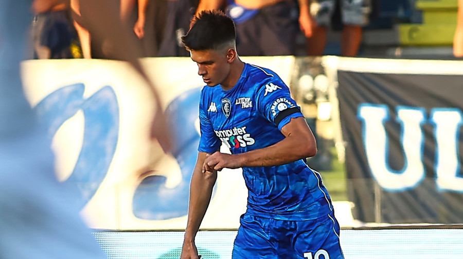 Rareş Ilie, debut perfect la Empoli. A marcat un super gol în Cupa Italiei