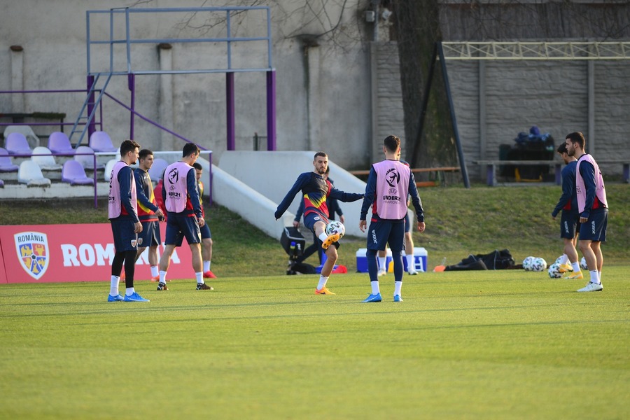 România U21 a efectuat antrenamentul oficial înaintea meciului cu Ungaria U21

