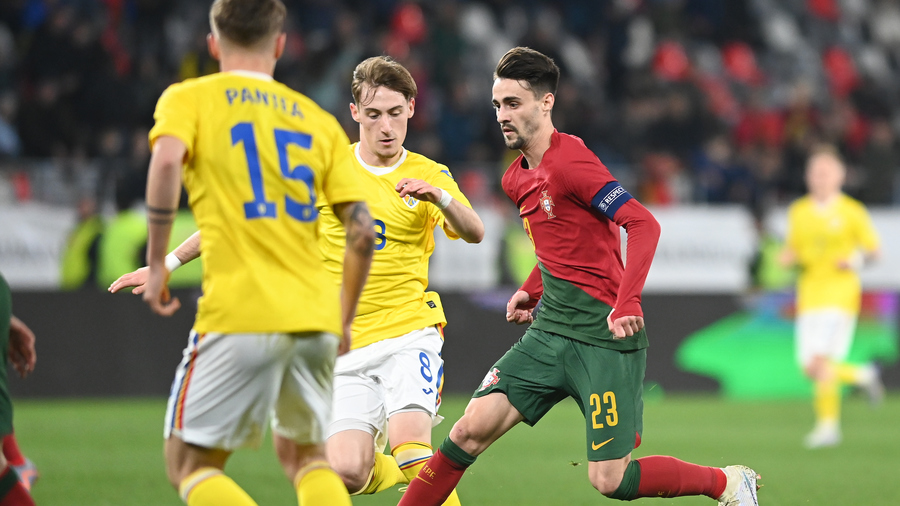 Portugalia - România 0-1. Cristi Mihai aduce în minutul 89 o victorie mare pentru naţionala U21