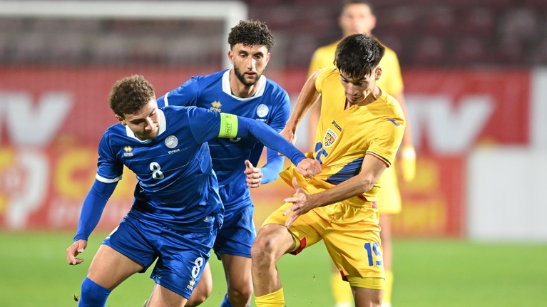 LIVE TEXT | Cipru - România 0-0. Victoria e vitală pentru naţionala U21. Lipsesc ocaziile mari