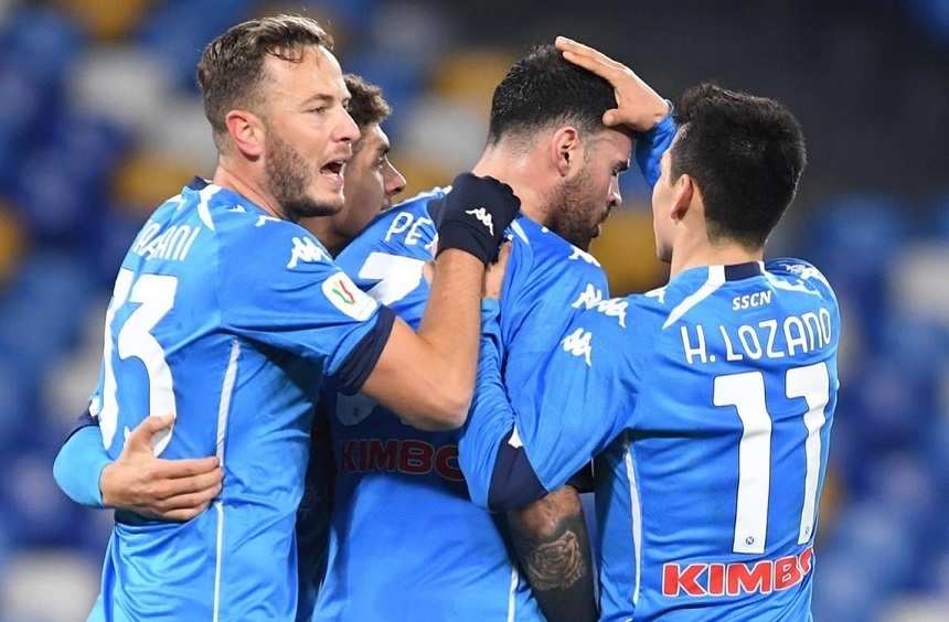 Napoli, calificare cu emoţii în ”optimile” Cupei Italiei. Partida a putut fi urmărită pe Look Sport