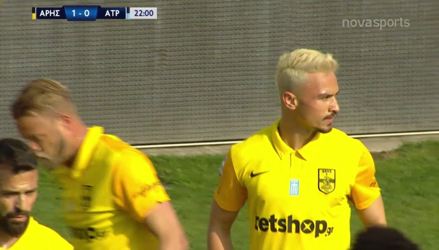 VIDEO | Cristi Ganea a reuşit un gol fabulos pentru Aris Salonic