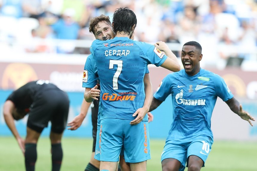 Zenit Sankt Petersburg a câştigat Supercupa Rusiei. Succes fără emoţii în faţa lui Lokomotiv Moscova