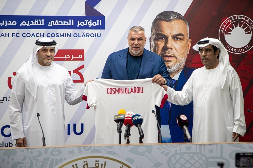 OFICIAL ǀ Cosmin Olăroiu a semnat pe doi ani cu Al Sharjah