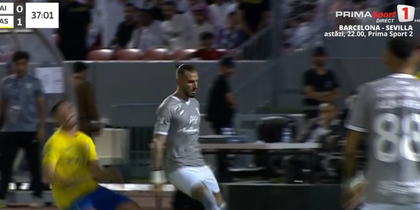 VIDEO ǀ Fostul star de la City, Laporte a simulat grosolan de lângă Dugandzic în Arabia Saudită