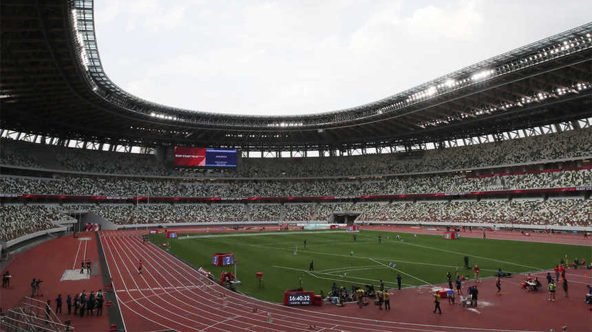 Stadionul Olimpic din Tokyo a găzduit un eveniment-test de atletism fără public