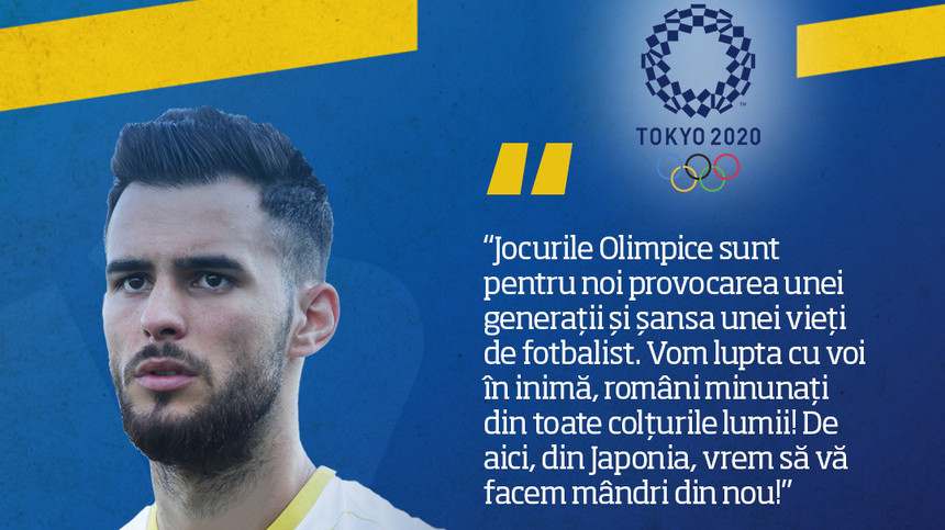 Mesajul căpitanului Marius Marin înainte de Jocurile Olimpice. ”Vom lupta cu voi în inimă, români minunaţi din toate colţurile lumii”