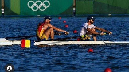Medalie de argint pentru echipajul de dublu rame masculin la JO! A patra medalie pentru România la Tokyo