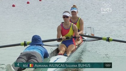 JO, canotaj | Adriana Ailincăi şi Iuliana Buhuş, locul 9 la dublu rame feminin