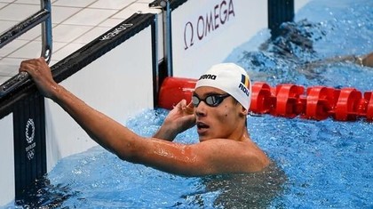 Nu a obţinut o medalie, dar a cucerit inimile tuturor! Performanţa incredibilă a lui David Popovici, la doar 16 ani