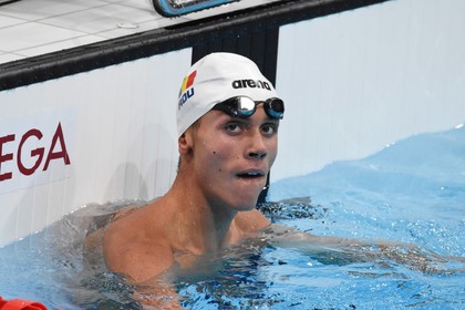Jocurile Olimpice | Înotătorul David Popovici nu s-a calificat în semifinale la 50 de metri liber