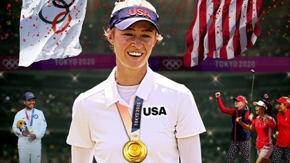 Nelly Korda, fiica lui Petr Korda, a câştigat titlul olimpic la golf