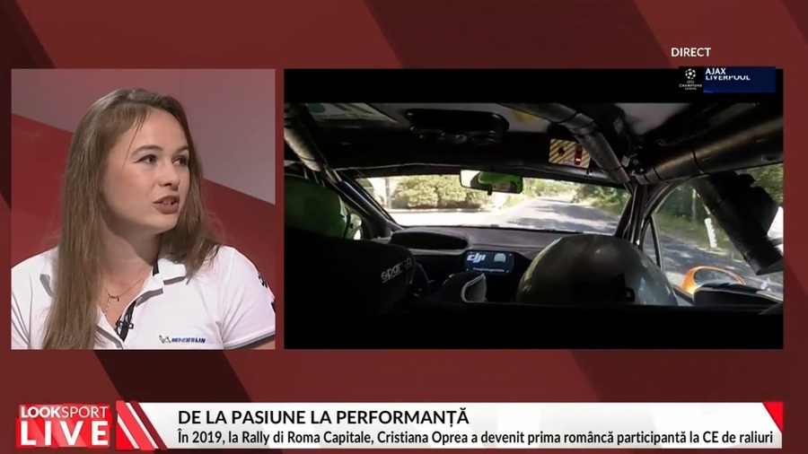 De la pasiune la performanţă! VIDEO | Cristiana Oprea, pilot de raliuri şi fondatoarea platformei “Femei in Motorsport”, a fost la Look Sport LIVE