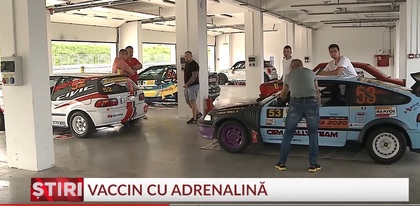 VIDEO | Vaccin cu adrenalină. Campanie inedita a FRAS înainte de Super Rally Târgu Mureş