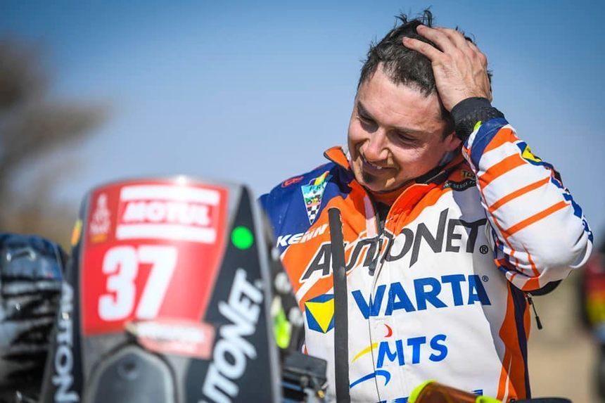 Gyenes, locul 43 în ultima etapă a Raliului Dakar. El a încheiat competiţia pe poziţia 40