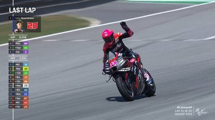 VIDEO | Aleix Espargaro a pierdut podiumul în Catalonia pentru că a crezut înainte de ultimul tur că s-a terminat cursa