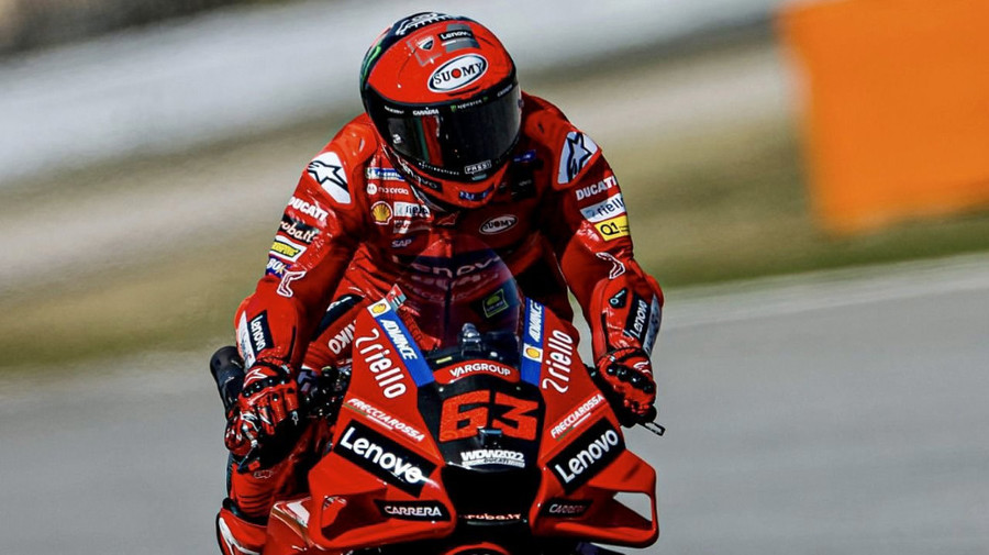 Francesco Bagnaia, pole cu record pe tur în Marele Premiu al Germaniei la MotoGP