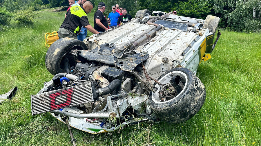 Accident grav la Rânca. Sistemele de siguranţă şi-au făcut treaba, iar pilotul a scăpat din fericire fără nicio zgârietură