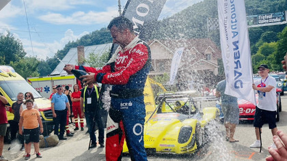 Dominic Marcu bifează o premieră istorică: prima maşină electrică pe podiumul general într-o etapă de viteză în coastă