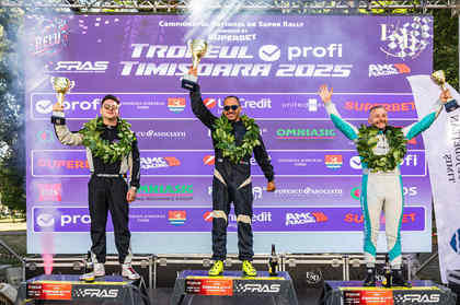 Dragoş Savloschi, marele câştigător al etapei de super rally de la Timişoara