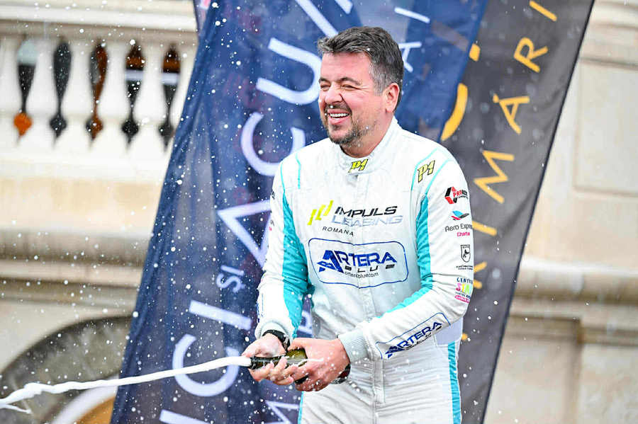 Costel Căşuneanu, debut din postura de lider la Cupa Mediaşului la viteză în coastă