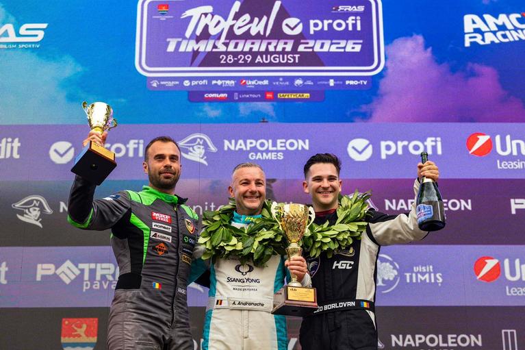 Aurelian Andronache a obţinut prima victorie din carieră la Super Rally Timişoara