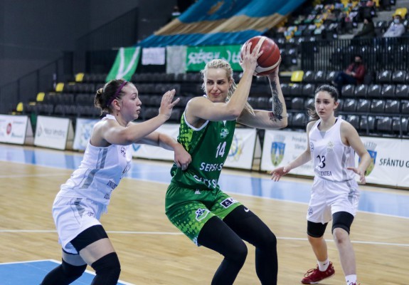 Sepsi Sfântu Gheorghe, prima finalistă a Ligii Naţionale de baschet feminin. Campioana en-titre nu a avut milă de Olimpia Braşov