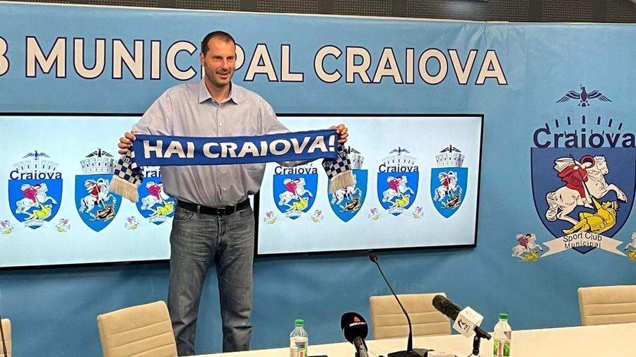 Antrenor cu CV impresionant pentru SCM Craiova. ”Vrem ca echipa să fie competitivă, iar targetul meu personal este să ocupăm primul loc”