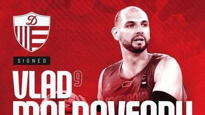 Baschetbalistul Vlad Moldoveanu a semnat cu CS Dinamo
