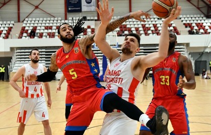 Dinamo a câştigat derby-ul cu Steaua din Liga Naţională de Baschet