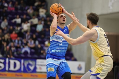 Baschet masculin: SCM Craiova, a treia înfrângere în grupa I din FIBA Europe Cup

