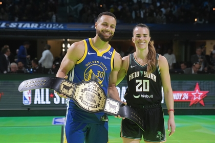 VIDEO | Sabrina Ionescu şi Steph Curry s-au duelat în cadrul NBA All-Star Weekend! Final incendiar
