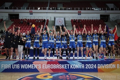 Naţionalele U20 şi U16 care au promovat în Divizia A valorică a Europei, premiate de FRB cu 126.000 euro în total