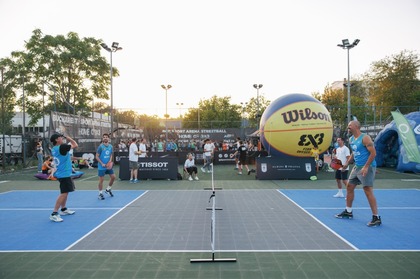 Final festiv la BCR Sport Arena Streetball 2024: Andrei Pavel şi Anghel Damian în duel cu campionii Europei din 2014. Toma Brenciu, coşul decisiv