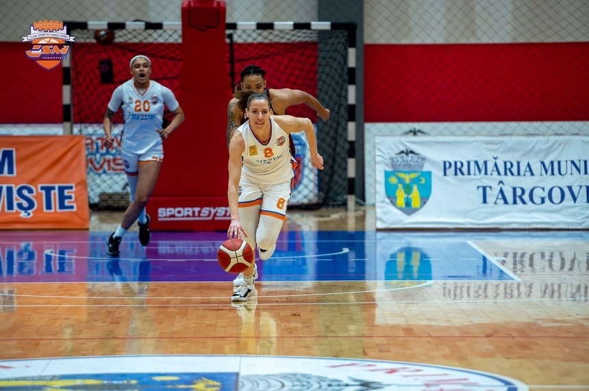 Baschet feminin: CSM Târgovişte - Sepsi Sf. Gheorghe, scor 72-58, în primul meci al finalei Ligii Naţionale