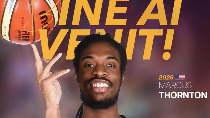 Marcus Thornton, fost component al naţionalei SUA, în 2018, este noul jucător al celor de la FC Argeş