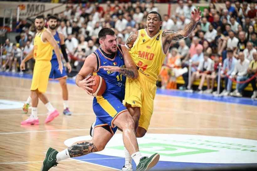VIDEO | România - Macedonia de Nord 79-66. ”Tricolorii” acced în calificările Cupei Mondiale 2027