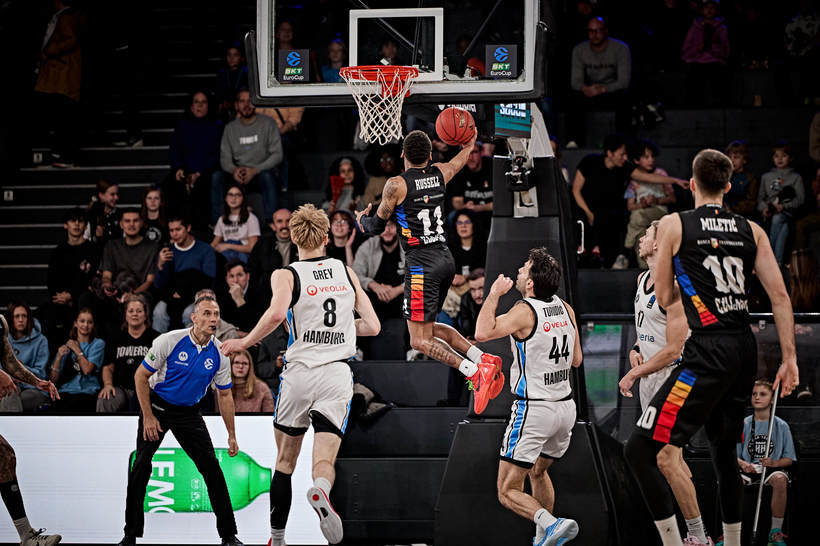 VIDEO | UBT Cluj, a treia victorie din BKT EuroCup, în deplasare, cu Towers Hamburg