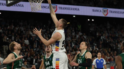 VIDEO | UBT Cluj - Baxi Manresa 110-86. Mutarea în sala din Turda a fost de bun augur
