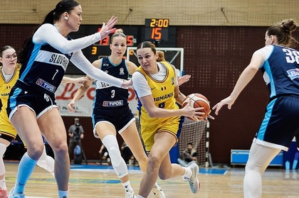 VIDEO | Eşec dur pentru naţionala feminină de baschet la Ploieşti, contra Slovaciei, în calificările pentru Campionatul European