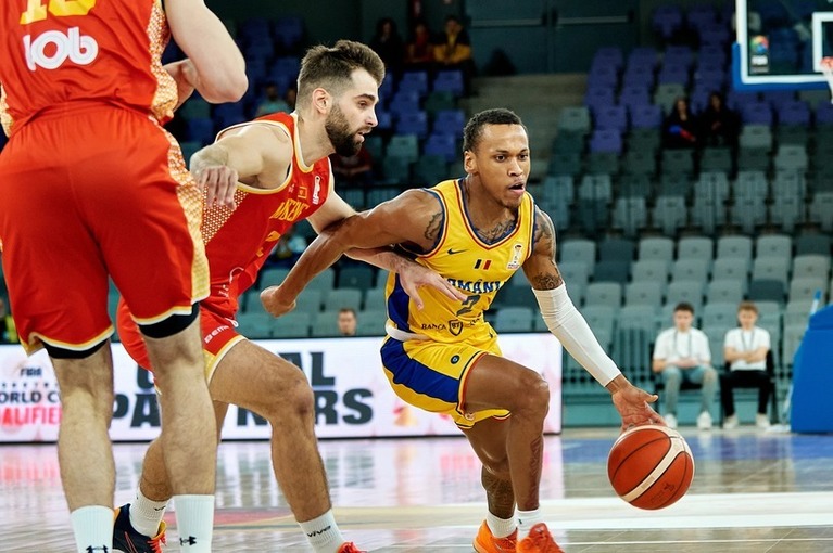 România pierde greu cu Muntenegru, în al doilea meci din preliminariile FIBA World Cup 2027