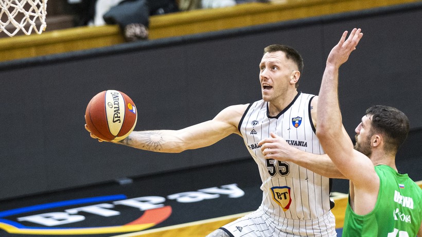 Baschet masculin: U BT Cluj, o nouă victorie în Liga Adriatică, scor 92-82, cu slovenii de la KK Krka